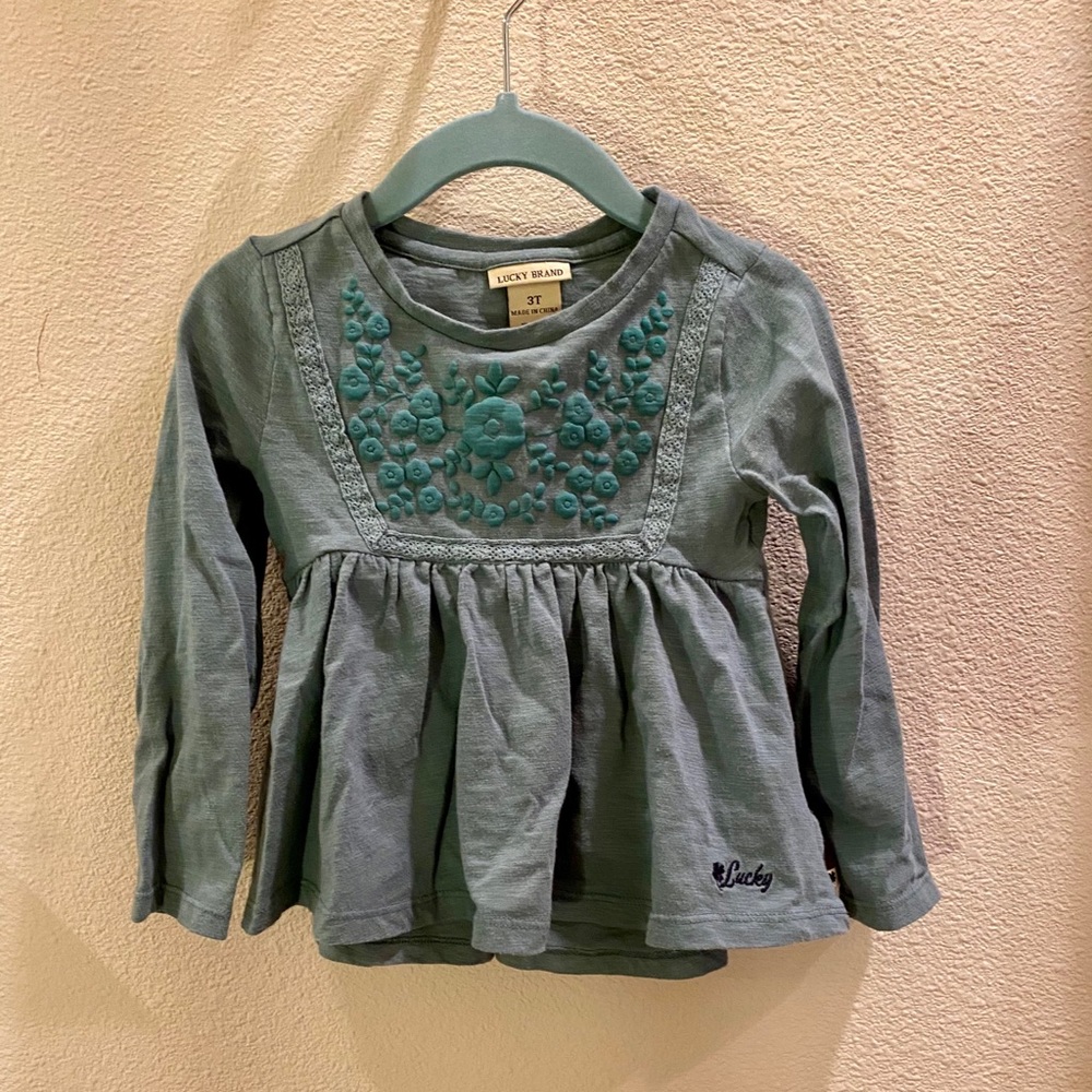 Lucky Brand Green 3T Shirt